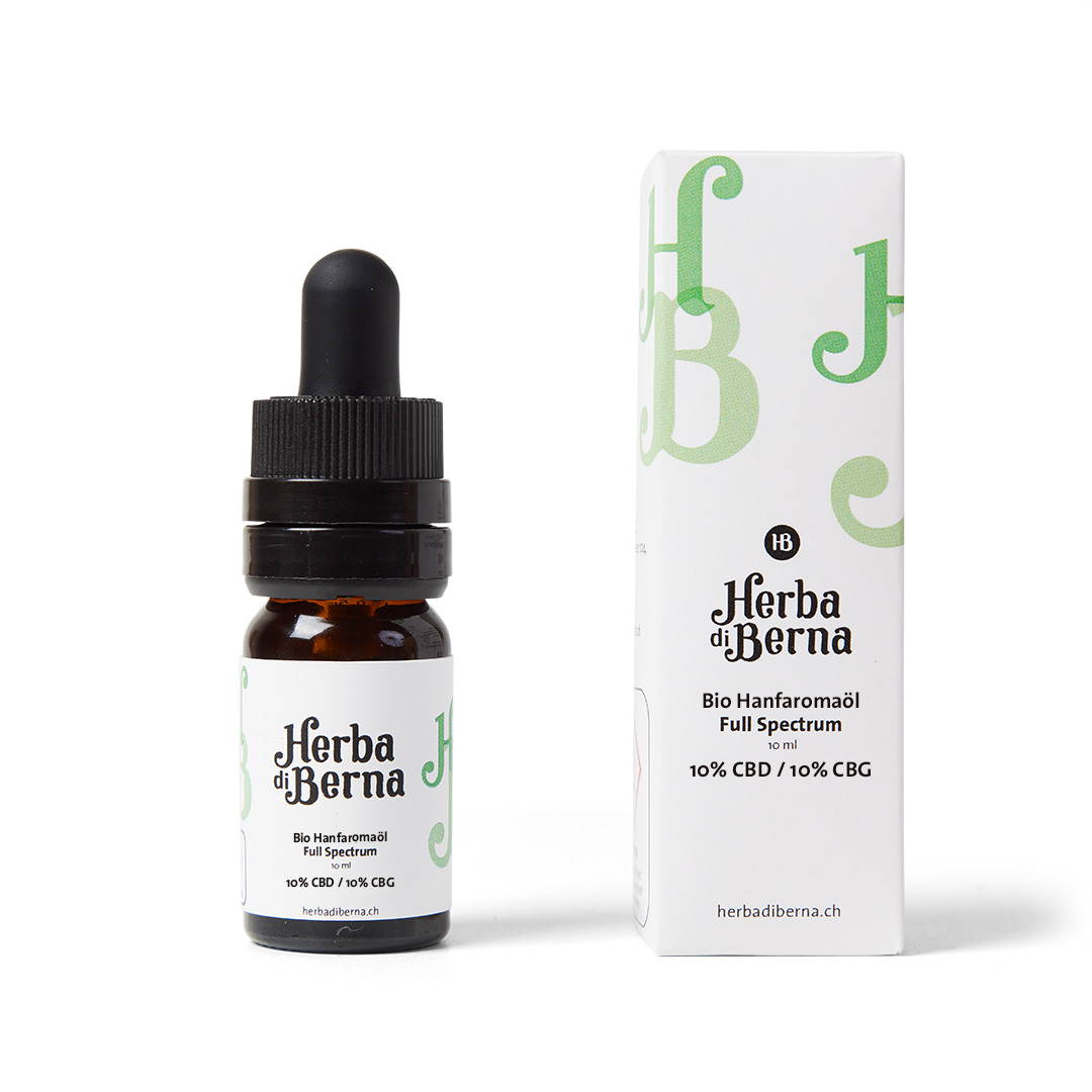 10% CBG-CBD olio di canapa biologico-acquista-HerbadiBerna-swiss-dispatch
