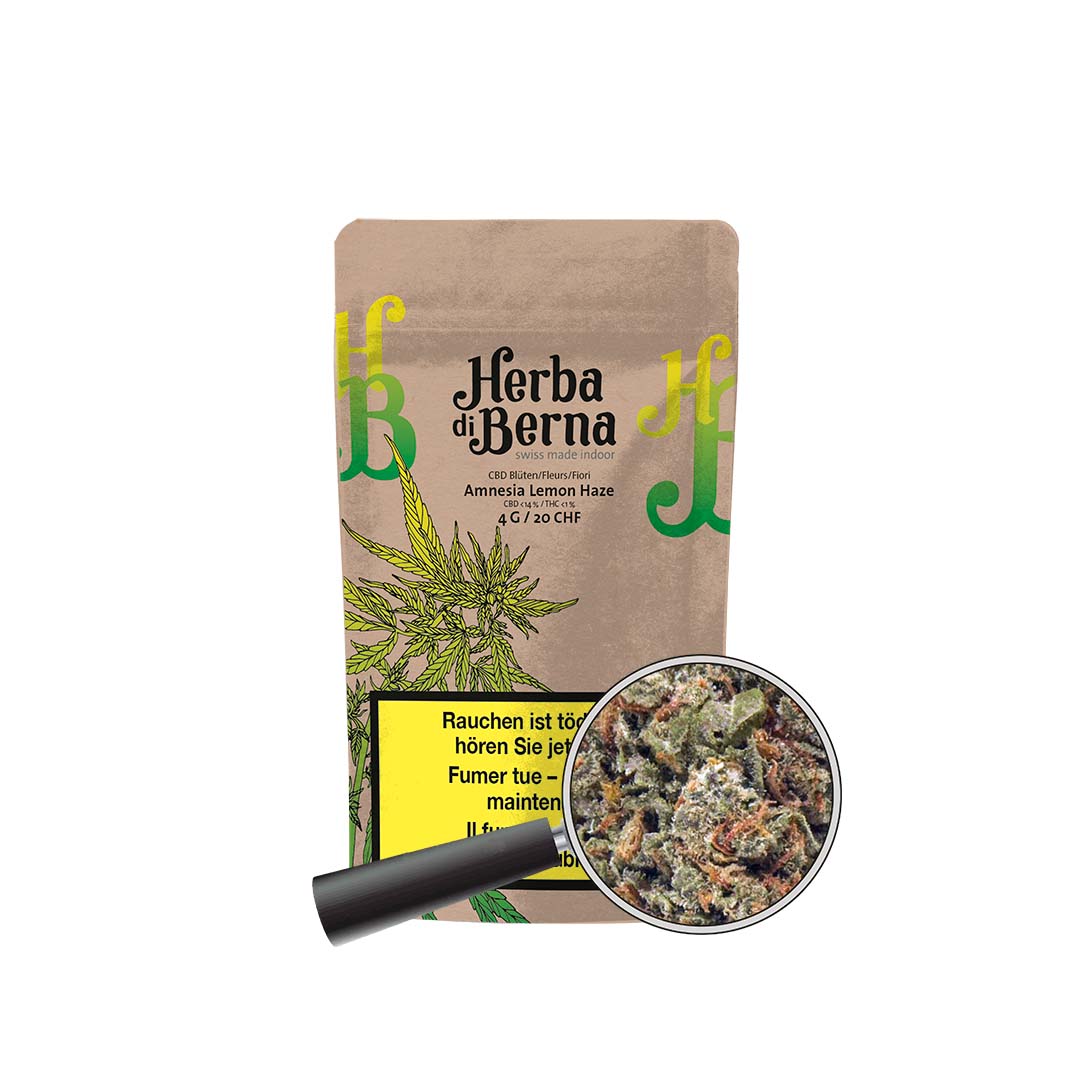 CBD blüten Amnesia Lemon Haze Herba di Berna
