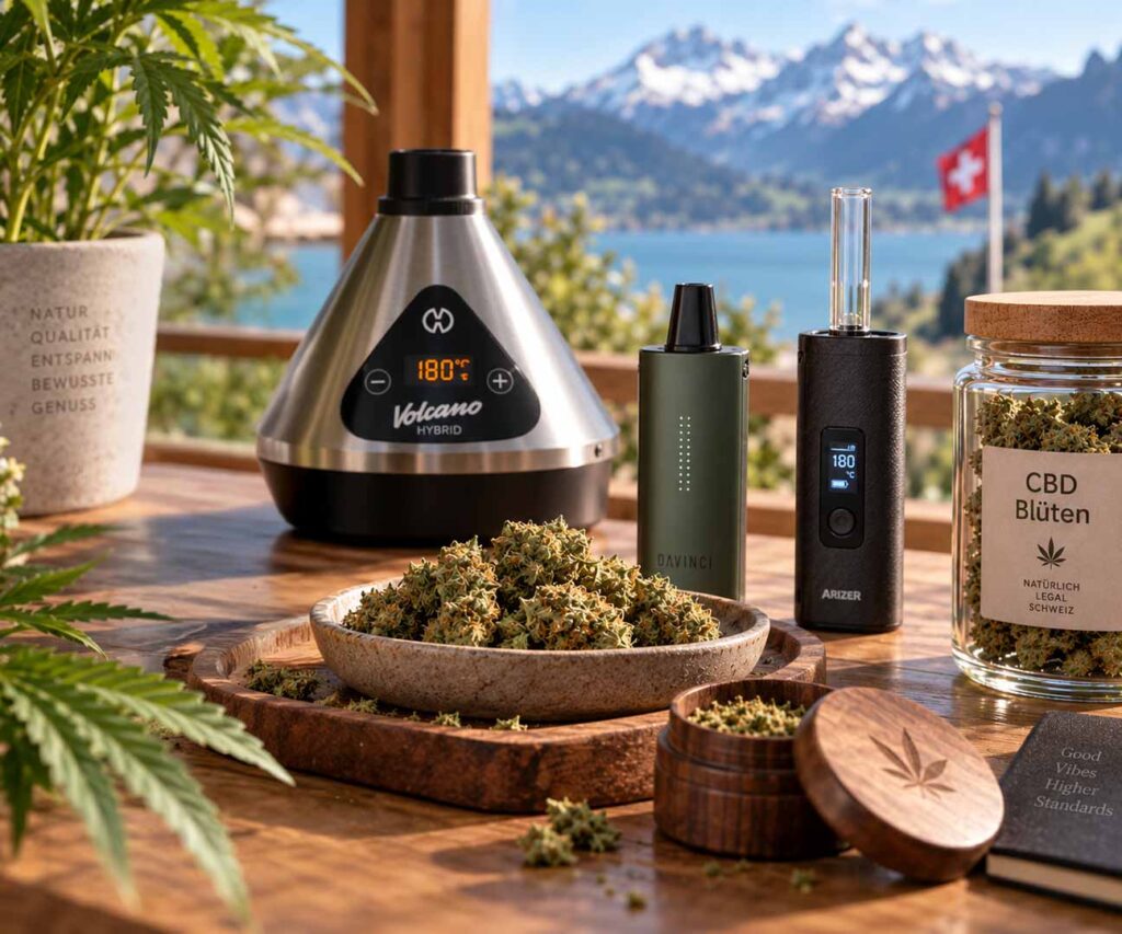 Modalità di consumo: vaporizzatori al CBD in Svizzera di Herba di Berna