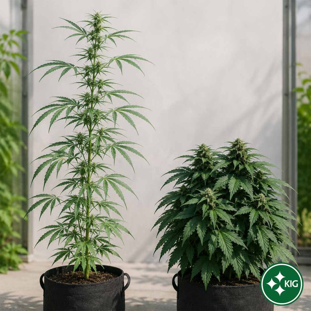 Cannabis Sativa und Indica im Vergeleich