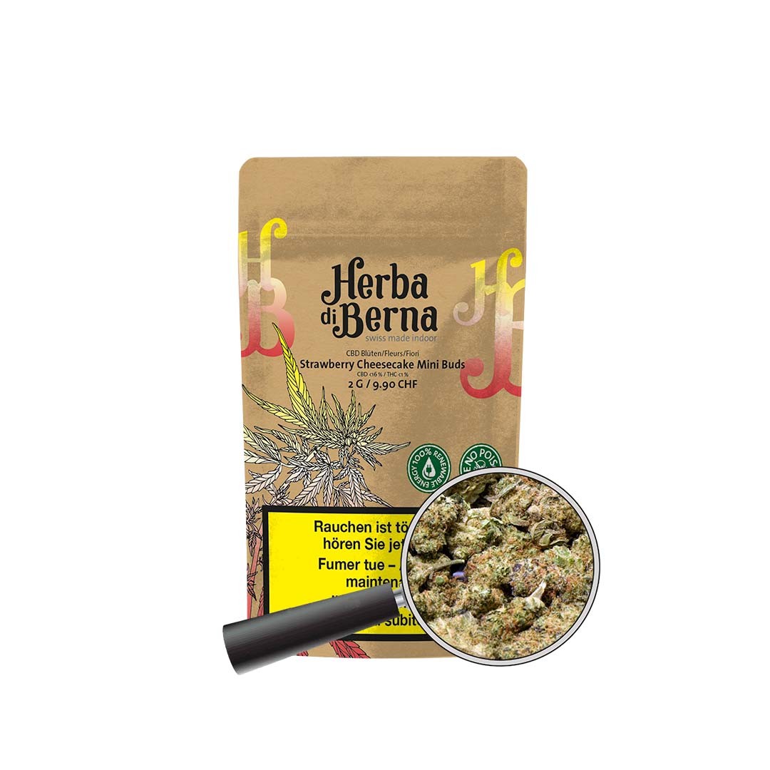 Strawberry Cheescake Indoor Mini-Buds CBD Blüten – Bild 3