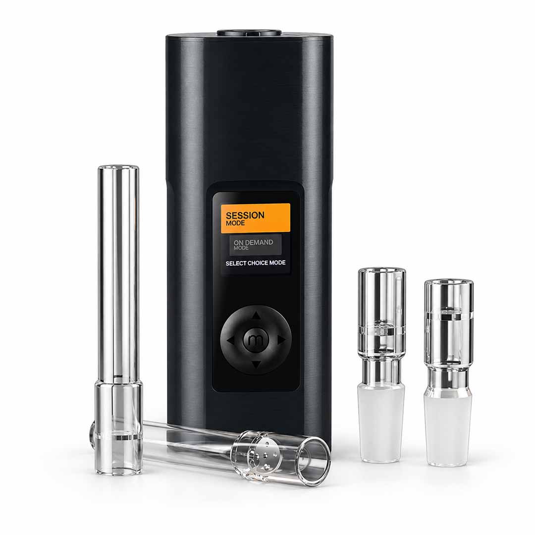 Arizer Solo III Vaporizer mit Glass Aroma Tube für trockene Kräuter