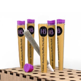 Blueberry Muffin CBD Joint von Herba di Berna kaufen in der Schweiz, vorgedrehter Pre-Roll mit süssem Blaubeer-Aroma