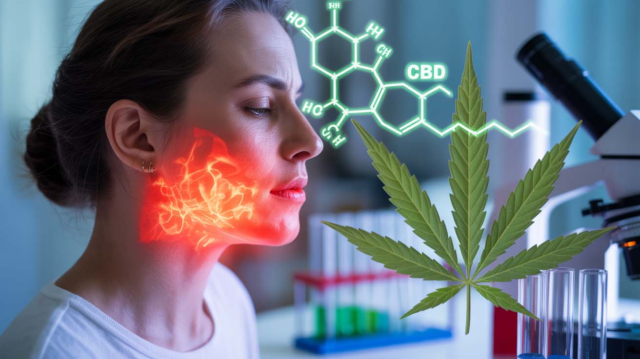 Forschung zu CBD und Entzündungen bei Erkältung – Molekül, Schleimhäute und Studienunterlagen