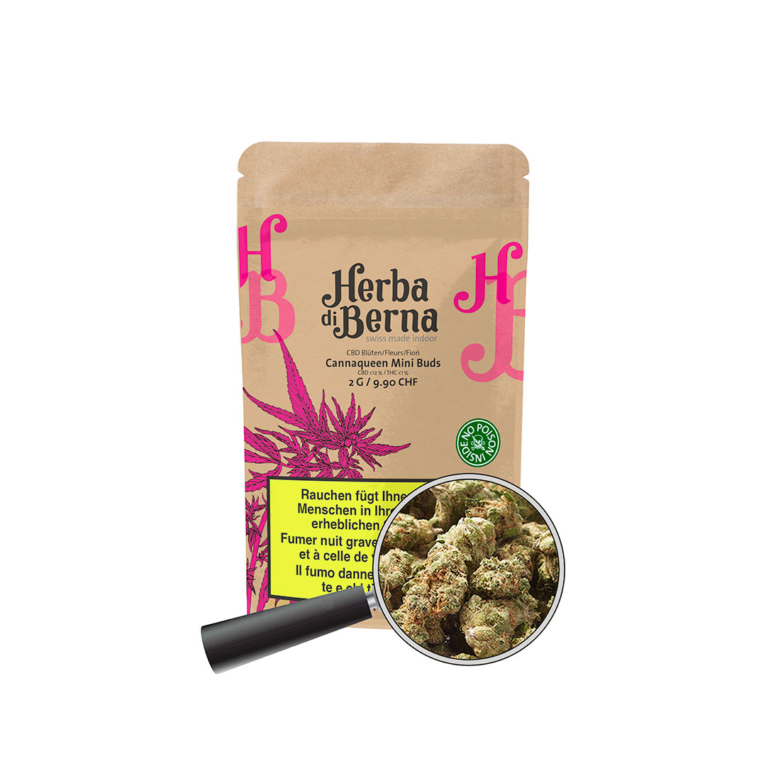 Cannaqueen Indoor Mini-Buds CBD Blüten kaufen Cannaqueen Indoor Mini-Buds CBD Blüten – Exklusive Mischung aus Cannatonic und Harlequin