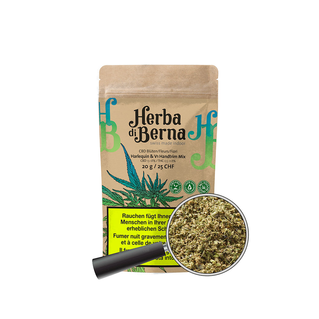 CBD Trim Mix Süss & Herb Harziger CBD Trim Mix aus Harlequin und V1 günstig kaufen