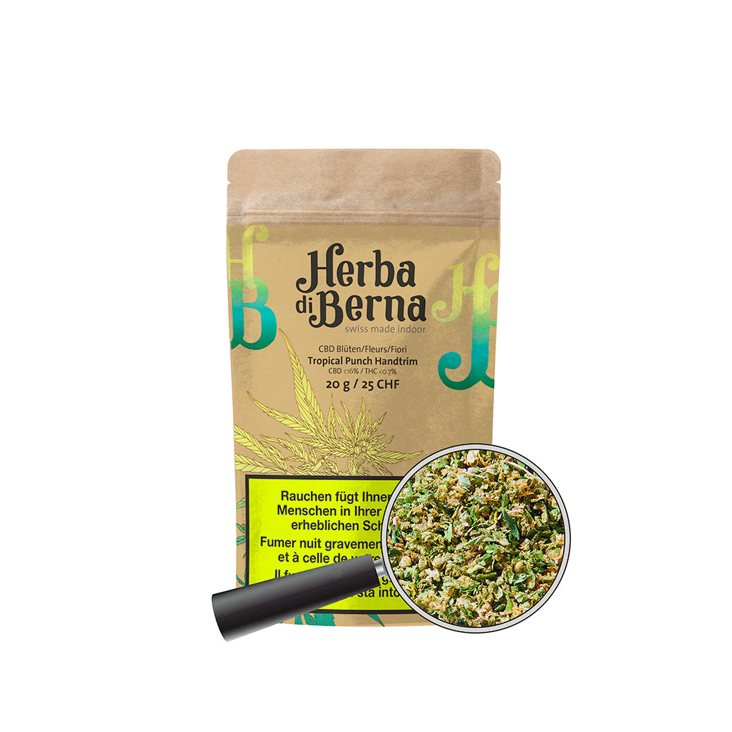 Harziger CBD Verschnitt mit orangen Trichomen und Zitrus-Aroma kaufen