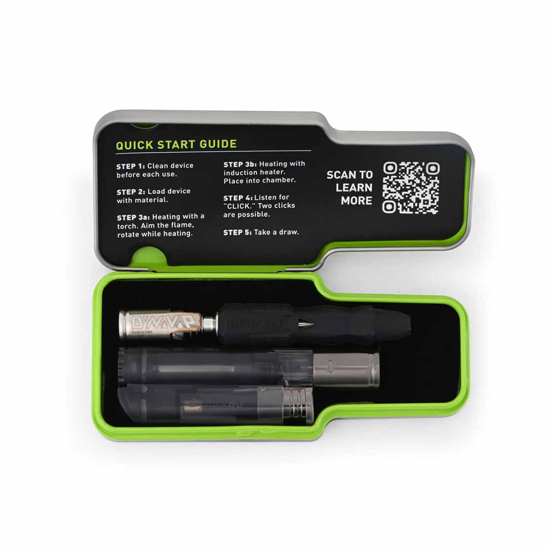 Punta in acciaio inossidabile DynaVap B2 Black con camera da 0,075 g per erbe secche