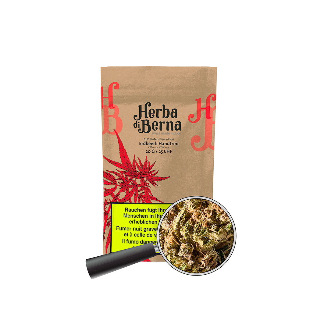 Erdbeerli Handtrim CBD Abrieb kaufen Schweiz