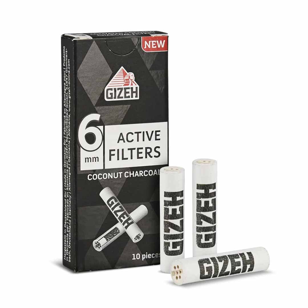 Filtre à charbon actif GIZEH Black Active 6 mm
