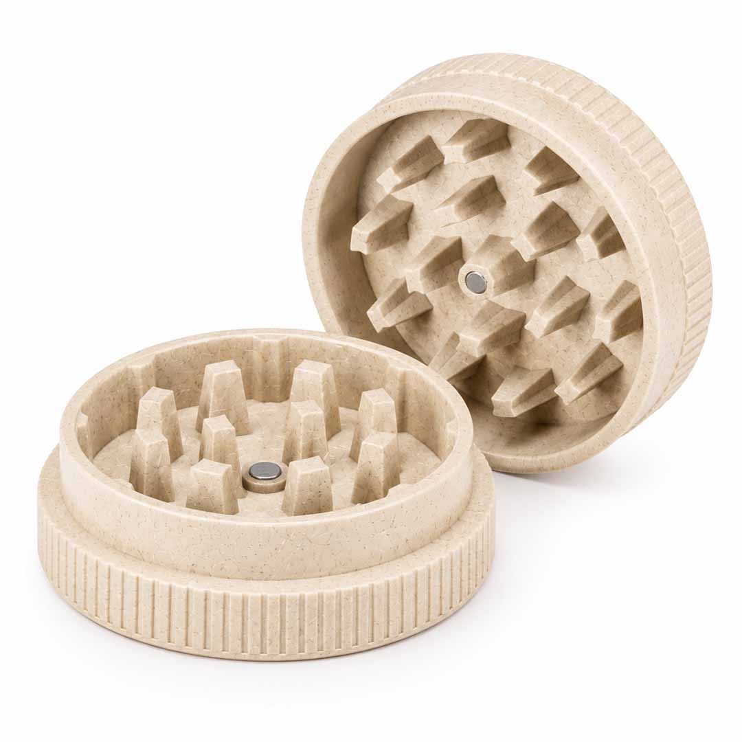 Macinino Weisser GIZEH Hemp da 55 mm in plastica di canapa