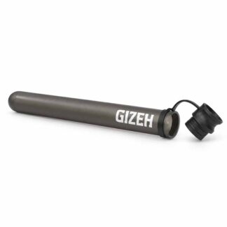 Drei GIZEH Joint Tubes für King Size Joints mit Sicherheitsdeckel auf weissem Hintergrund