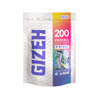 Grosser Beutel GIZEH Prism ProCell Filter 200 Stück Vorratspack