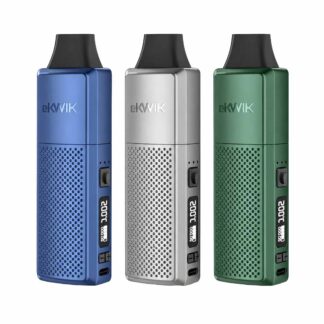 Handhabung des kompakten Sunakin eKWIK Vaporizers zur präzisen Temperatursteuerung von trockenen Kräutern.