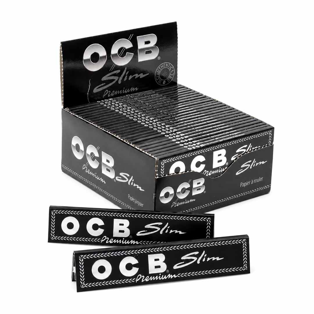 OCB Premium Slim Papers, confezione da 50