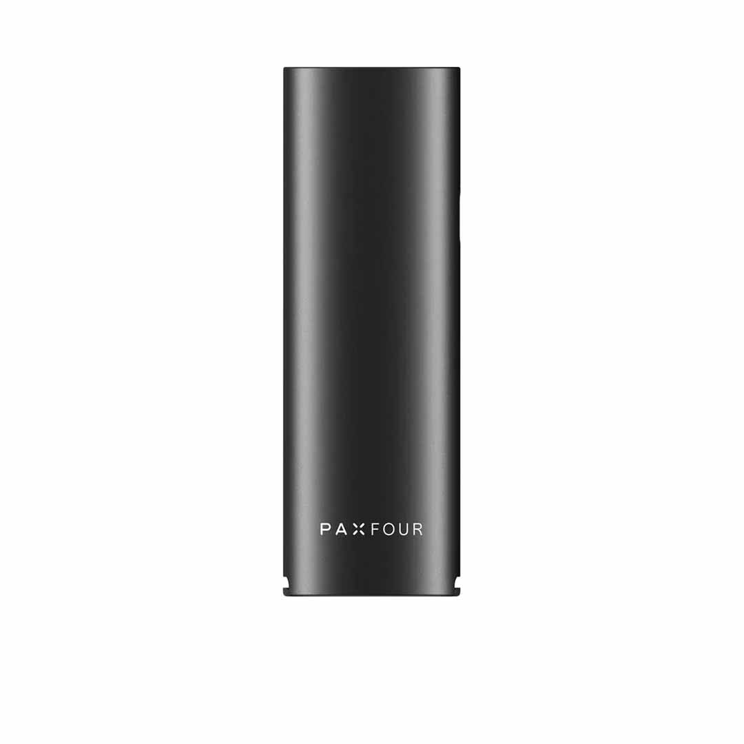 PAX FOUR Onyx Vape für CBD Blüten mit minimalistischer Optik und kompakter Bauform auf weissem Hintergrund