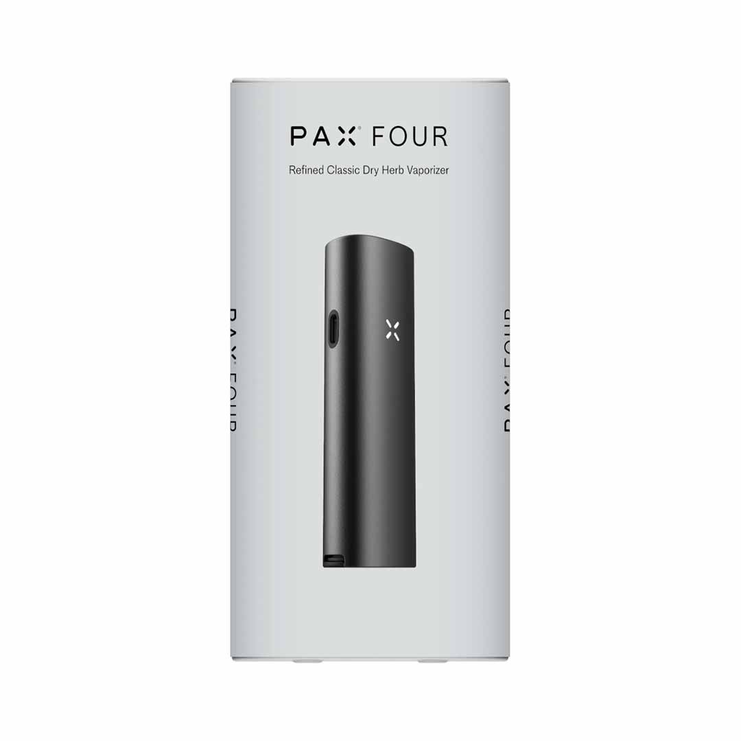 PAX FOUR Onyx Dry Herb Vaporizer in schwarzer Ausführung, moderner Kräuter Vaporizer für CBD Blüten Schweiz