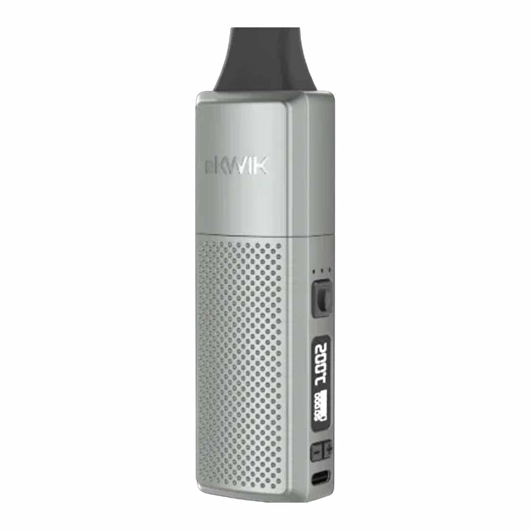 Vista della camera in titanio aperta e adatta al contatto con gli alimenti del vaporizzatore portatile Sunakin eKWIK Dry Herb.