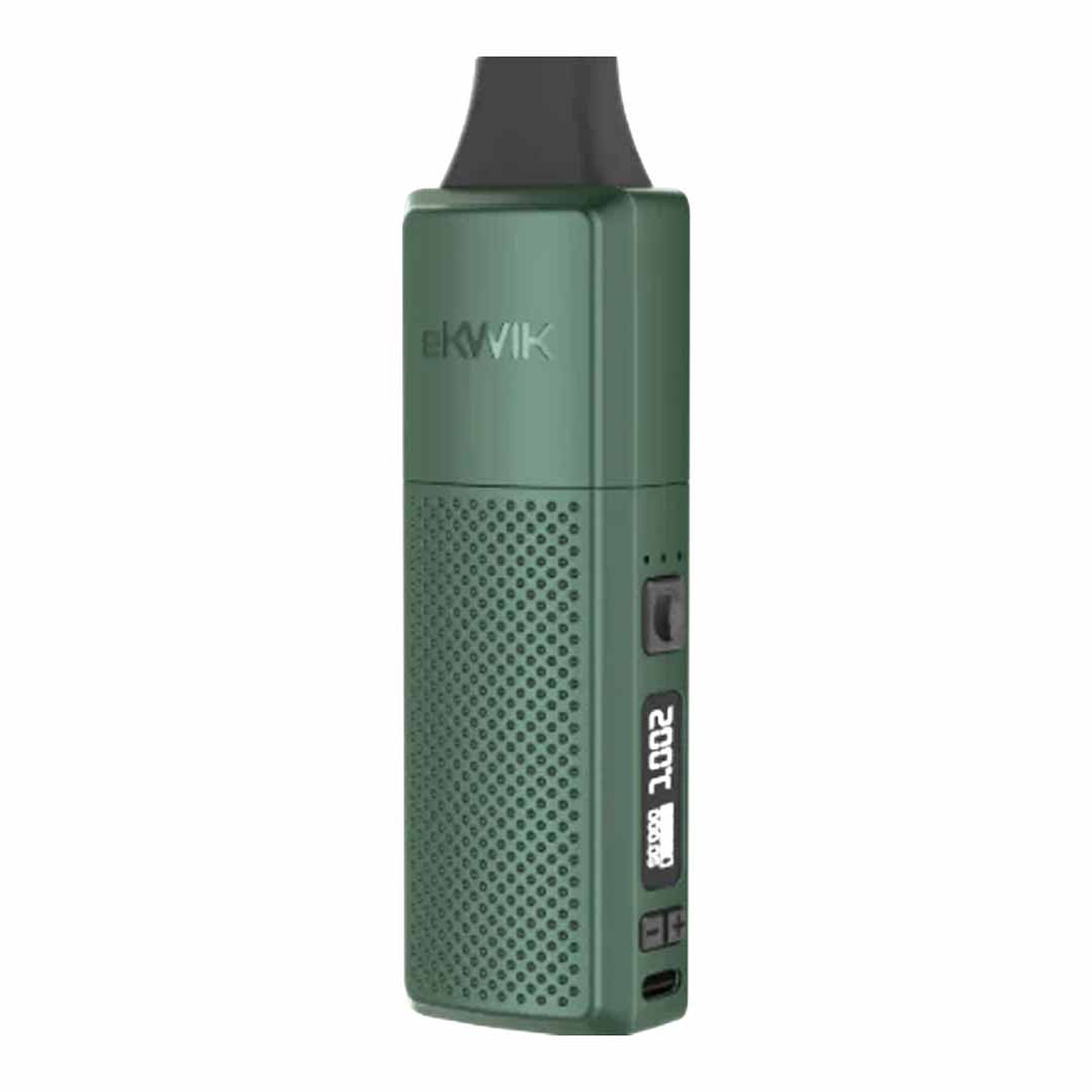 Il vaporizzatore compatto Sunakin eKWIK di colore blu, pronto per la spedizione presso Herba di Berna in Svizzera.