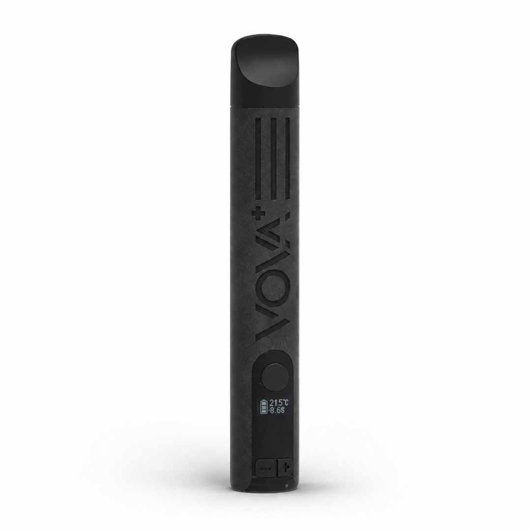 Vaporisateur VOVA Plus Black Leather pour herbes sèches