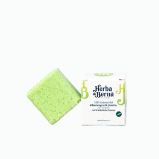 CBD bath cubes - Lemongrass & lime