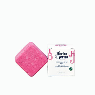 Cubes de bain au CBD - Rose